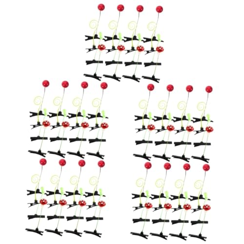 Healeved 5 Sets Haarschmuck Für Mädchen Kleine Haarspangen Mit Pflanzenmotiv Entzückende Sprossen-haarnadeln Für Mädchen Jeden Alters 16 Stück * 5 von Healeved