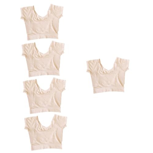 Healeved 5 Stk Schweißpolster-Unterwäsche Cami-Tops für Damen unterwäsche schweißpad underarm sweat pad unterarm schweiß pads Damen-Unterhemden Damenweste Unterwäsche Weste Achselweste BH von Healeved