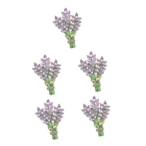 Healeved 5 Stück Brosche Anstecknadel für Damen Hochwertige Schmuck Brosche für Kleider Hüte Anzüge Besondere Anlässe Wie Weihnachten Geburtstage von Healeved