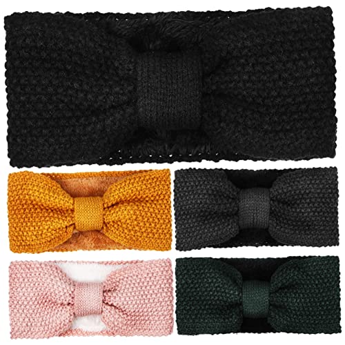 Healeved 5stücke Gestricktes Stirnband Für Damen Elastisches Haar-accessoire Für Sport Und Alltag Aus Feinem Wollgarn Angenehm Zu Tragen Und Vielseitig Einsetzbar von Healeved