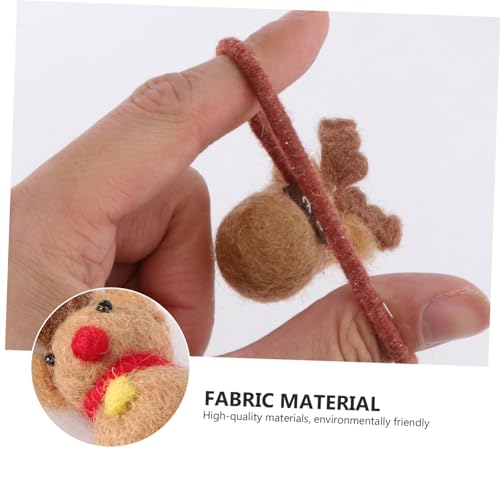 Healeved 5 Stück Elastische Haargummis mit Weihnachtlichem Design Rutschfest und Bequem für Damen und Mädchen als Ponytail Halter und Modisches Haaraccessoire zu Weihnachten von Healeved