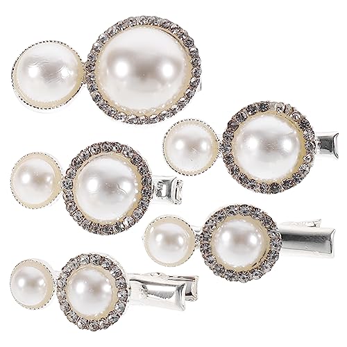 Healeved 5stücke Perlen Haarklammern Für Damen Große Haarspangen Schicke Haaraccessoires Für Hochzeiten Partys Und Alltag Bequem Und Hautfreundlich von Healeved