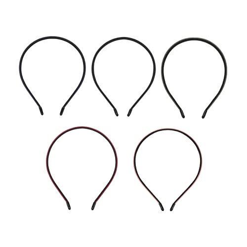 Healeved 5stücke Haarreifen Mit Lederüberzug Dünne Stirnbänder Für Frauen Und Mädchen Leicht Tragbar Für Alltag Sport Und Andere Anlässe Geeignet von Healeved