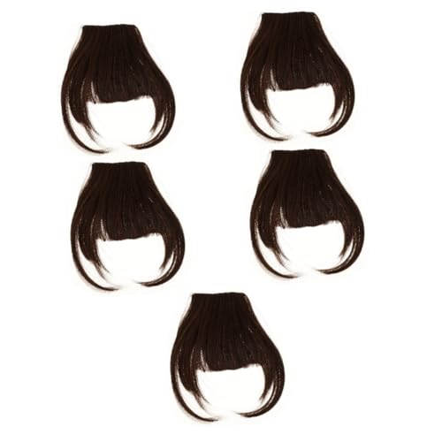 Healeved 5 Stücke Damen Gefälschte Haar Snap Clips Frauen Haar Extensions Stirnband Healeved 5 Stücke Damen Gefälschte Haar Snap Clips Frauen Haar Extensions Stirnband von Healeved