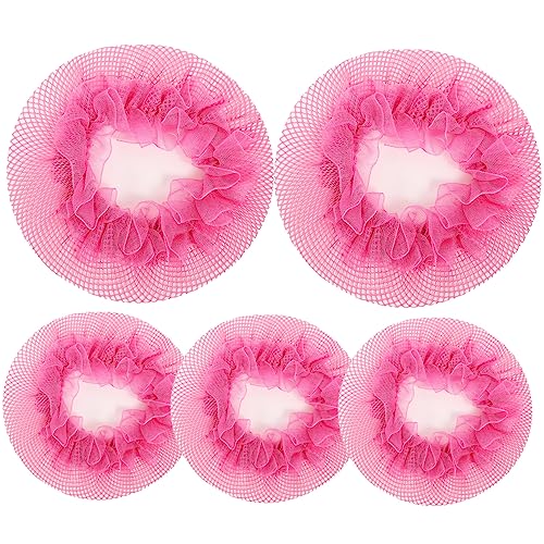 Healeved 5stücke Haarnetz Für Ballett Und Tanz Unsichtbares Netz Spiral-haarschmuck Dutt-abdeckung Wiederverwendbar Atmungsaktiv Leicht Für Frauen Und Mädchen von Healeved