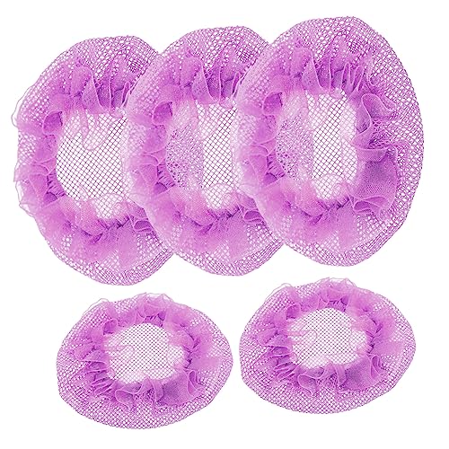 Healeved 5-teiliges Haarnetz-set Für Damen Ballett Haarknoten Netz-set Atmungsaktiv Bequem Für Tanz Hochzeit Gymnastik Alltägliches Styling von Healeved