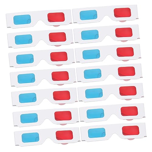 Healeved 50 Stück Anaglyph Pappbrillen für Filme und Spiele Rote und Blaue Linsen Leichte Kartonbrillen für Dvds Magazine und Party Einsetzbar als für Freunde Healeved 50 Stück Anaglyph Pappbrillen für Filme und Spiele Rote und Blaue Linsen Leichte Kartonbrillen für Dvds Magazine und Party Einsetzbar als für Freunde von Healeved