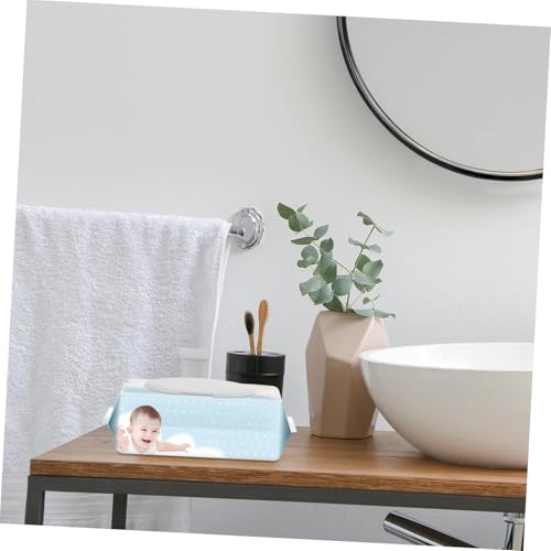 Healeved 50 Stück Teiliges Wipe Deckel Kunststoff Feuchttücher Box Ersatzdeckel mit Einhand klappfunktion Feuchttücher Frischeerhalt Staubschutz für Feuchttuchspender Zuhause von Healeved