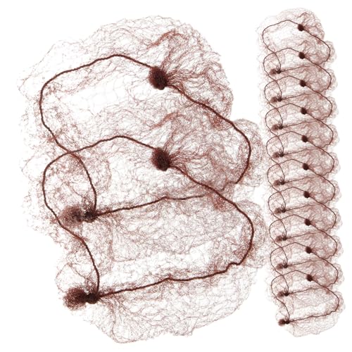 Healeved 50stücke Netz Mit Elastischem Rand Haarknotennetz Haarnetze Haar-accessoire Für Frauen Und Mädchen von Healeved