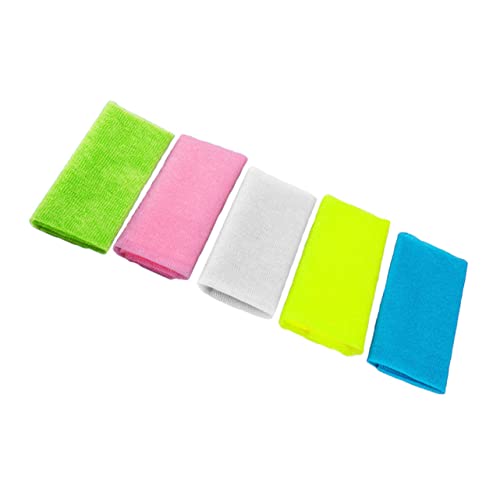 Healeved 5stücke Dusche Rückenschrubber Aus Nylon Langes Badetuch Mit Peelingtextur Für Hautreinigung Durchblutungsförderung Und Abgestorbene Hautzellenentfernung Geeignet Für Frauen Und Mä von Healeved