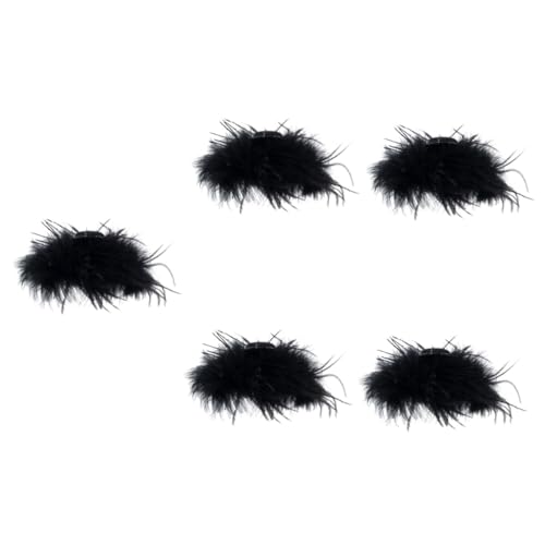Healeved 5stücke Plume Haarklammer Für Damen Elegante Haarschmuck Clips Leicht Strapazierfähig Für Partys Hochzeiten Und Alltag Kreatives Design Für Einen Modischen Look von Healeved