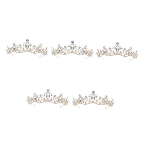Healeved 5stücke Braut Krone Für Damen Elegantes Diadem Mit Kristallen Für Hochzeiten Partys Und Besondere Anlässe Leicht Und Tragbar Für Dekoration Und Haarschmuck von Healeved