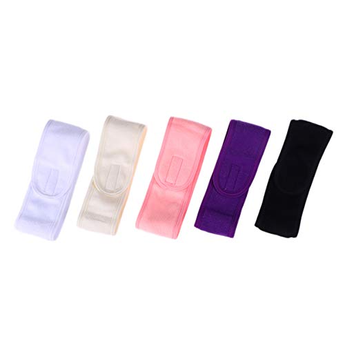 Healeved 5stücke Damen Stirnband Selbstklebende Haarbänder Für Sport Und Yoga in Beige Und Einheitsgröße Für Bequemes Tragen von Healeved
