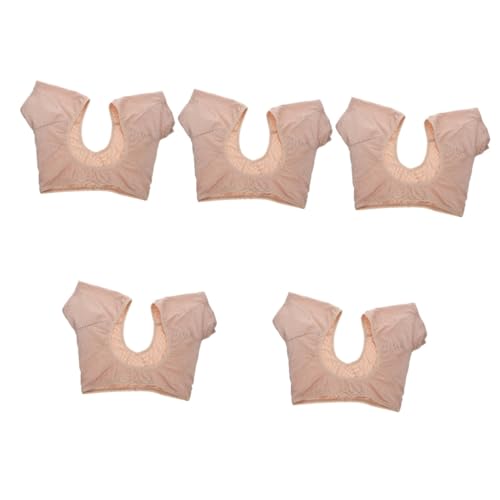 Healeved 5stücke Armpit Schweißpads Für Damen Atmungsaktive Unterarm Schweißweste Aus Polyester Schweißabsorbierend Hautfreundlich Für Sport Joggen Und Alltag von Healeved
