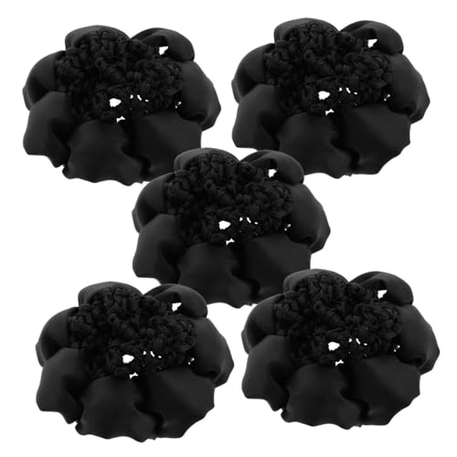 Healeved 5stücke Netzhalter Für Haarknoten Elastische Netze Für Frauen Unsichtbare Haarnetze Für Ballett Cosplay Eislaufauftritte Langlebiges Haarstyling-zubehör von Healeved