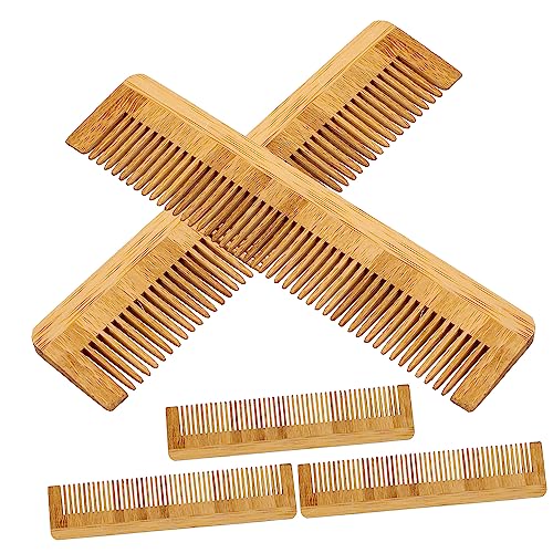 Healeved 5stücke Teiliges Aus Antistatischen Holzhaarkämmen Feinzahn-bambuskämme Für Männer Und Frauen Zum Entwirren Und Stylen Von Haaren Und Bartpflege von Healeved
