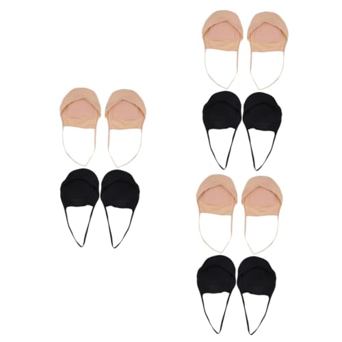 Healeved 6 Paare Unsichtbare Strumpfhalter halbsocken damensocken Zehensocken damen Schuhsocken für Damen Socken für Wohnungen High-Heel-Socken Flacher Mund unsichtbare Socken Show Fräulein von Healeved