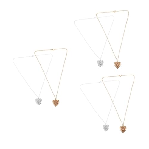 Healeved 6 Sätze Herz Halskette Damen Schmuck mit Stilvollem Anhänger Modisch und Langlebig für Geburtstag Valentinstag und Festliche Anlässe Vielseitig Kombinierbar und Attraktiv Healeved 6 Sätze Herz Halskette Damen Schmuck mit Stilvollem Anhänger Modisch und Langlebig für Geburtstag Valentinstag und Festliche Anlässe Vielseitig Kombinierbar und Attraktiv von Healeved