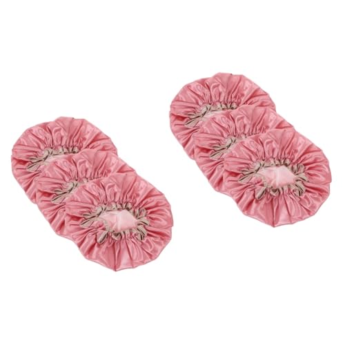 Healeved 6stücke Teiliges Wasserdichte Duschhauben Für Damen Doppellagige Ölfeste Badehaube Für Haarpflege Und Beim Duschen Geeignet Für Mittellanges Haar Einfach Zu Reinigen Tragbar von Healeved