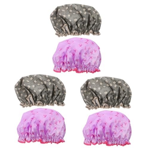 Healeved 6 Stk Duschhaube Satin-turban Nachthut Kopftücher Für Damen Kopftuch Aus Seide Lotus Teelichthalter Dappenschalen Für Acryl Duschhut Dusche Shampoo-kappe Futter Peva Haar Fräulein Healeved 6 Stk Duschhaube Satin-turban Nachthut Kopftücher Für Damen Kopftuch Aus Seide Lotus Teelichthalter Dappenschalen Für Acryl Duschhut Dusche Shampoo-kappe Futter Peva Haar Fräulein von Healeved