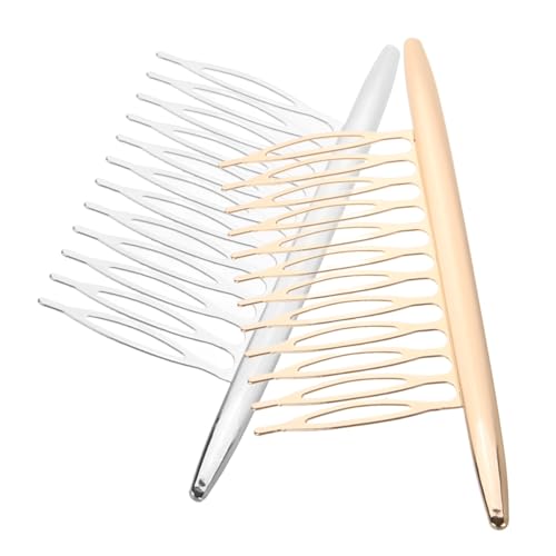 Healeved 6stücke Haarkämme Aus Hochwertigem Elektroplatiertem Legierungsmaterial Design Für Damen Haaraccessoires Für Besondere Anlässe Gold Und Silber von Healeved