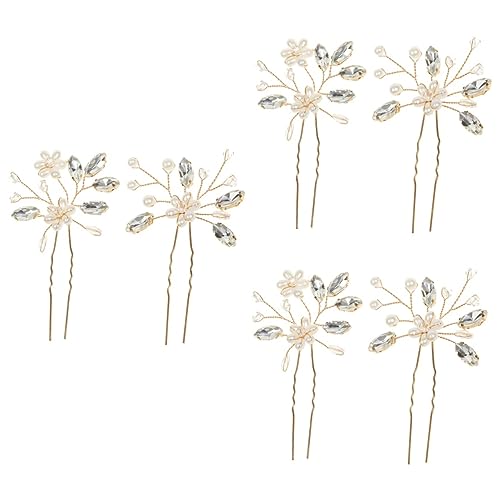 Healeved Sets Elegante Haargabeln Für Die Hochzeit Braut-haarstab-gabeln Für Brautjungfern Mädchen Kopfschmuck Zubehör Für Die Braut Pcs von Healeved