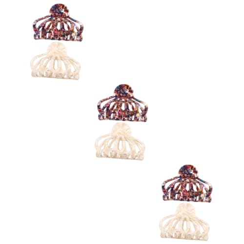 Healeved 6stücke Retro Haarklammer Geometrische Form Look Für Dickes Und Dünnes Haar Fashion Zubehör Für Frauen Und Mädchen Für Verschiedene Frisuren Reisen Und Alltag von Healeved