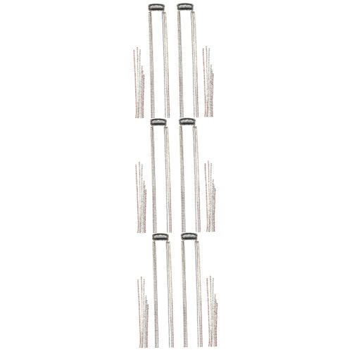 Healeved 6 Stk Kette Haarnadel Haarnadeln Für Frauen Haar Strass Labret-schmuck Haarjuwel Schmuck Für Frauen Haarkette Edelstein-haarstampfer Haarspangen Haarschmuck Legierung Colorful Healeved 6 Stk Kette Haarnadel Haarnadeln Für Frauen Haar Strass Labret-schmuck Haarjuwel Schmuck Für Frauen Haarkette Edelstein-haarstampfer Haarspangen Haarschmuck Legierung Colorful von Healeved