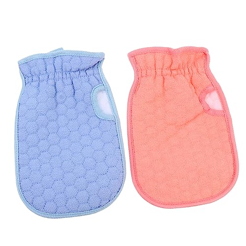 Healeved 6 Stk Peeling-Handschuhe für den Rücken Peeling-Badehandschuhe Körperpeeling-Handschuh exfoliating glove exfoliate gloves Badetuch feuchtigkeitsspendende Handschuhe Duschhandschuhe von Healeved