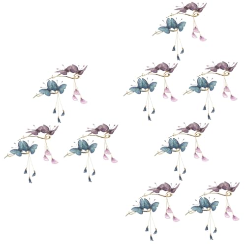 Healeved 6stücke Schmetterling Haarklammer Mit Fransen Metall Haarspangen Für Damen Elegante Haaraccessoires Für Besondere Anlässe Und Alltag von Healeved