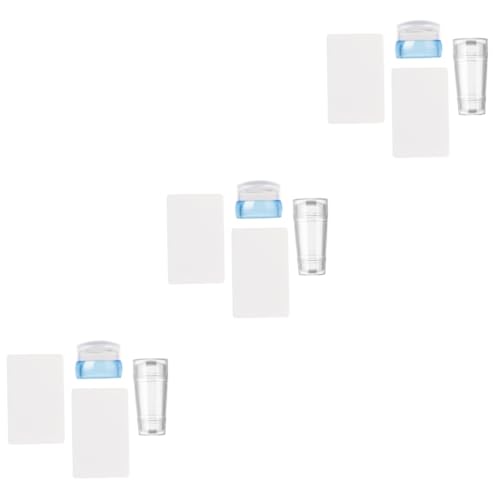 Healeved 6stücke Silikon Nail Art Stempel Mit Schaber Maniküre Werkzeuge Für Kreative Nageldesigns Geeignet Für Natürliche Und Künstliche Nägel Einfach Zu Bedienen Und Langlebig von Healeved