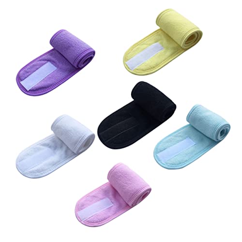 Healeved Gesichtswasch-stirnband-set 6 Farben Schweißbänder für Yoga Sport Spa Make-up und Gesichtspflege von Healeved