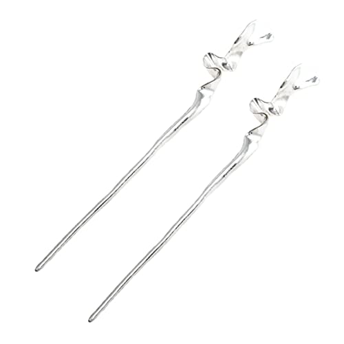 Healeved 6stücke Geometrische Haarstäbchen Für Damen Vintage Haarschmuck Mit Spiegel-oberfläche Elegante Haaraccessoires Für Hochzeiten Und Feste Silberfarben Einfach Zu Verwenden von Healeved