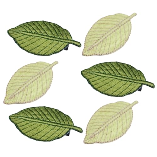 Healeved Blatt Haarspange Grün Mädchen Haarspangen Für Frauen Haarnadel Accessoire Set von Healeved