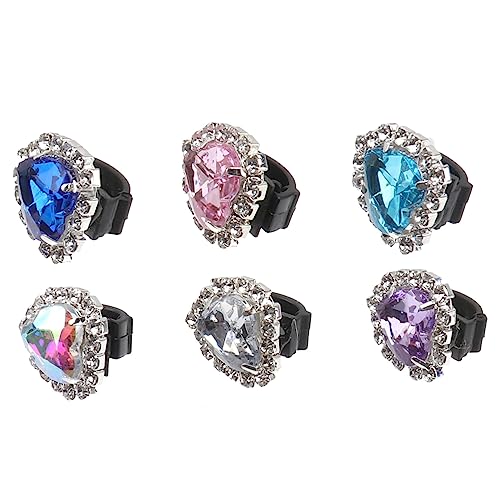 Healeved 6stücke Schuhclips Aus Glaslegierung Mit Edelstein-design Kreative Schuhschnallen Für Damen Schuh-accessoires Zum Selbermachen Und Verschönern Von Schuhen von Healeved
