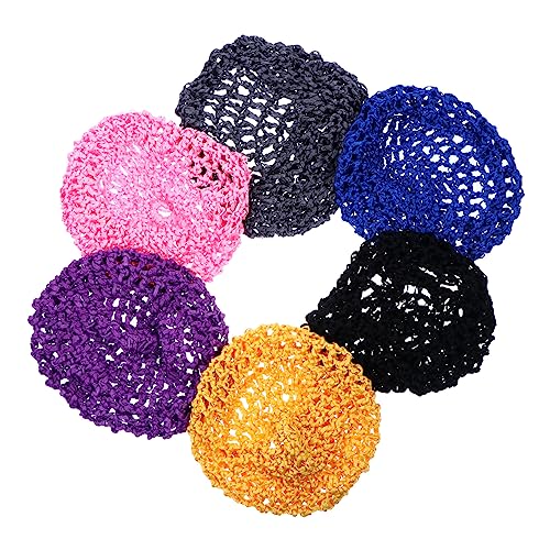 Healeved 6stücke Netzmütze Für Frauen Aus Netzgewebe Häkel-haarnetz Für Damen Schlafmütze Für Frauen Leicht Und Praktisch Zum Zusammenfalten Für Reisen Angenehm Zu Tragen von Healeved