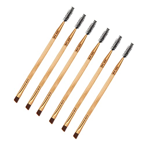 Healeved 6 Teiliges Augenbrauenpinsel Set Mascara Pinsel Wimpernbürste Anzüge Für Frauen Wimpernzange Make Up Tools Geburtstagsgeschenk Spoolie Augenbrauen Tragbarer Wimpernzange von Healeved