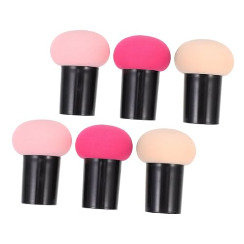 Healeved 6-teiliges Pilz-make-up-schwämmchen-set – Schwamm Für Grundierung Und Lidschatten Weiches Und Plüschiges Make-up-mischwerkzeug von Healeved