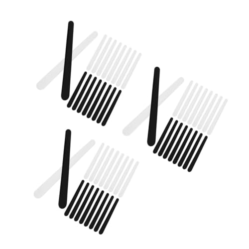 Healeved 60 Stck. Kosmetikspatel Makeup Spachtel für Gesichtsmaske und Cremes Weiße und Schwarze Farbwahl Ergonomisch Wiederverwendbar zum Mischen und Probennehmen von Healeved