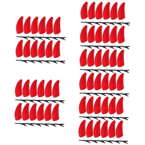 Healeved 60 Stck. Teiliges Halloween Hörner Haarklammern für Damen und Teens Einzigartige Cosplay Haarspangen für Karneval Fotografie und Kostümpartys Langlebig und Leicht Haarschäden von Healeved