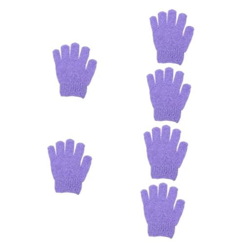 Healeved 60 Stk Fünf-Finger-Badehandschuhe Handbad Peeling-Handschuh exfoliating glove exfoliate gloves handtuch Badeschwamm Duschhandschuhe Hautpflegehandschuh Körper Schrubben Südkorea von Healeved