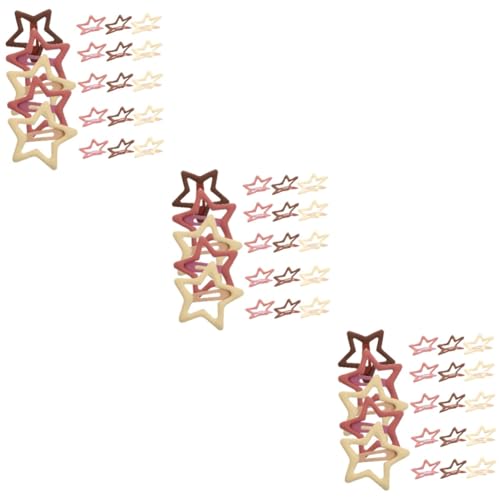 Healeved 60stücke Teiliges Haarspangen Für Mädchen Bunte Haarklammern Mit Sternen-design Für Partys Feste Und Alltag Süße Haaraccessoires Für Kleinkinder Und Teenager von Healeved