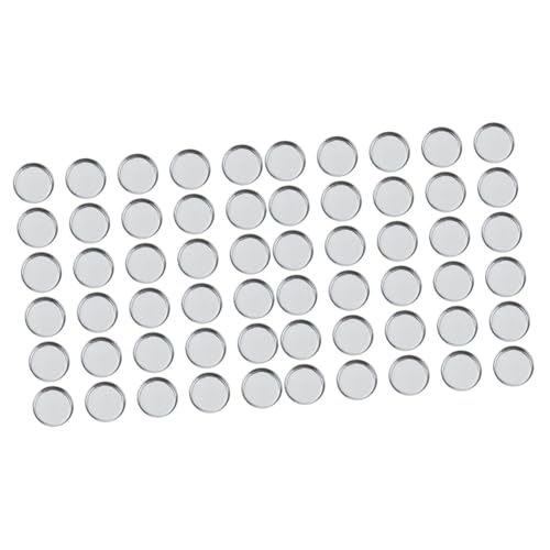 Healeved 60stücke Leere Runde Metall-pfannen Für Lidschatten Und Highlighter Für -make-up Leicht Und Langlebig Kosmetikaufbewahrung Für Beautyliebhaber von Healeved