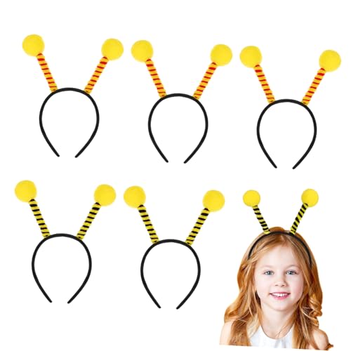Healeved 6stücke Bienen Haarreifen Cartoon Stirnbänder Tierhaarbänder Für Junge Mädchen Haarschmuck Haarreifen Bienen Styling Haar-accessoire von Healeved