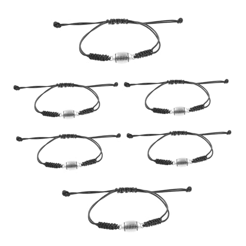 Healeved 6Stücke Geflochtene Handgelenk Armbänder für Jugendliche Anpassbare Armbanddekorationen für Sportteams Geschenkidee für Jungen Dekorative Handgelenk Ketten Healeved 6Stücke Geflochtene Handgelenk Armbänder für Jugendliche Anpassbare Armbanddekorationen für Sportteams Geschenkidee für Jungen Dekorative Handgelenk Ketten von Healeved