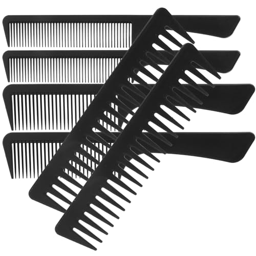 Healeved 6Stücke Haarschneidkamm Antistatisch Professionelle Friseurwerkzeuge Komfortabel Langlebig für Männer Hitzebeständig Bruchfest für Haarschnitt von Healeved