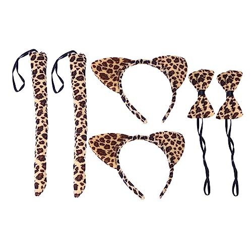 Healeved 6stücke Katzenohrschwanz Kostüm Prop Katzenohr Kopfbedeckung Dekor Katzen Cosplay Prop Einzigartiges Cosplay Accessoire Kostüm Dekor Für Festivals Und Partys von Healeved