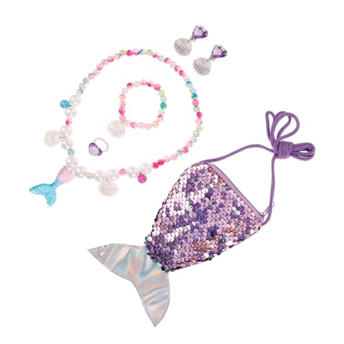 Healeved 6Stücke Teiliges Schmuckset mit Halskette Ring Armband und Ohrringen Vielseitig für Partys und Alltagskleidung Robust und Sicher Healeved 6Stücke Teiliges Schmuckset mit Halskette Ring Armband und Ohrringen Vielseitig für Partys und Alltagskleidung Robust und Sicher von Healeved