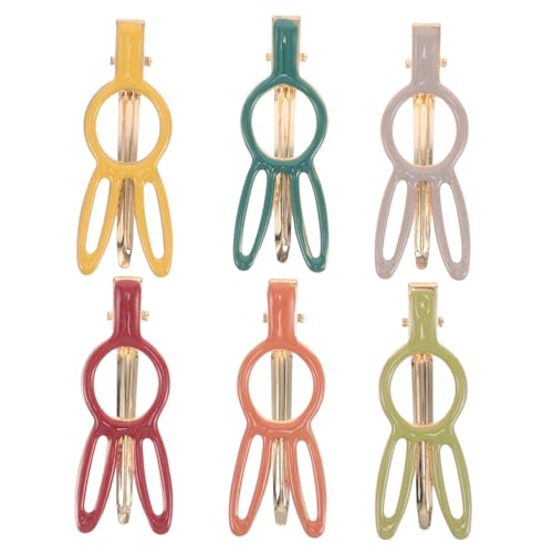 Healeved 6stücke Süße Bunny Haarklammern Für Mädchen Niedliche Hasen-haaraccessoires Und Design Mini Haarklammern Für Verschiedene Frisuren Zu Ostern von Healeved