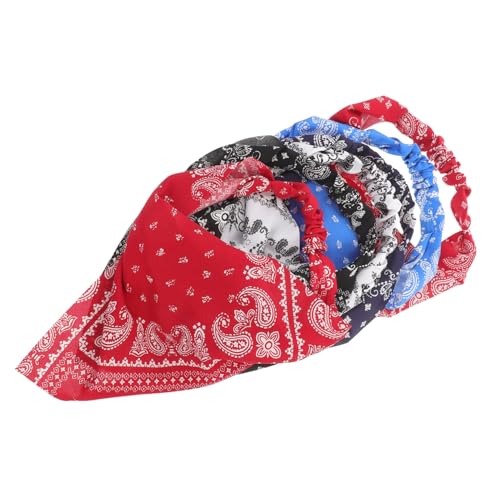 Healeved 6stücke Dreieckiges Kopftuch Für Damen Haarschals Mit Zartem Muster Chiffon Material Atmungsaktiv Und Bequem Für Alltag Party Und Reisen von Healeved